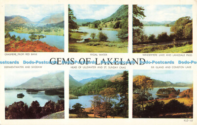 R680360 Gems of Lakeland. Grasmere. von Red Bank. Rydal Wasser. Windermere Lake