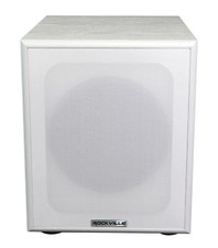 Rockville Rock Shaker 8" Inch White 400w Powered Home Theater Subwoofer Sub