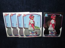 2023 Bowman 1st Bowman Rookie Lot 4 Bowman & 1 Chrome Rickardo Perez #BCP27