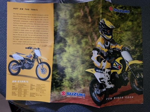 Suzuki Fun Bikes Brochures 2006 - Picture 2 of 2