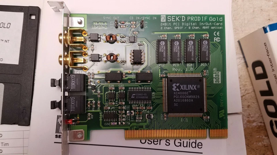 SEKD RME Prodif Gold / Digi 32/8 PCI card digital audio computer interface - Image 4 of 4