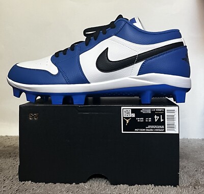 Nike Jordan 1 Retro MCS Low Game Royal Black White CJ8524-411 Men Size 13 New Jordan 1 Retro MCS Low Game Royal Black White Baseball  main image 4