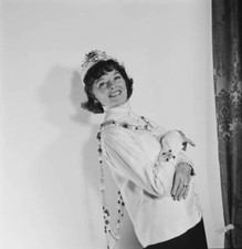 Katharine Hepburn dressed as French fashion designer Coco Chanel i- Old Photo 4
