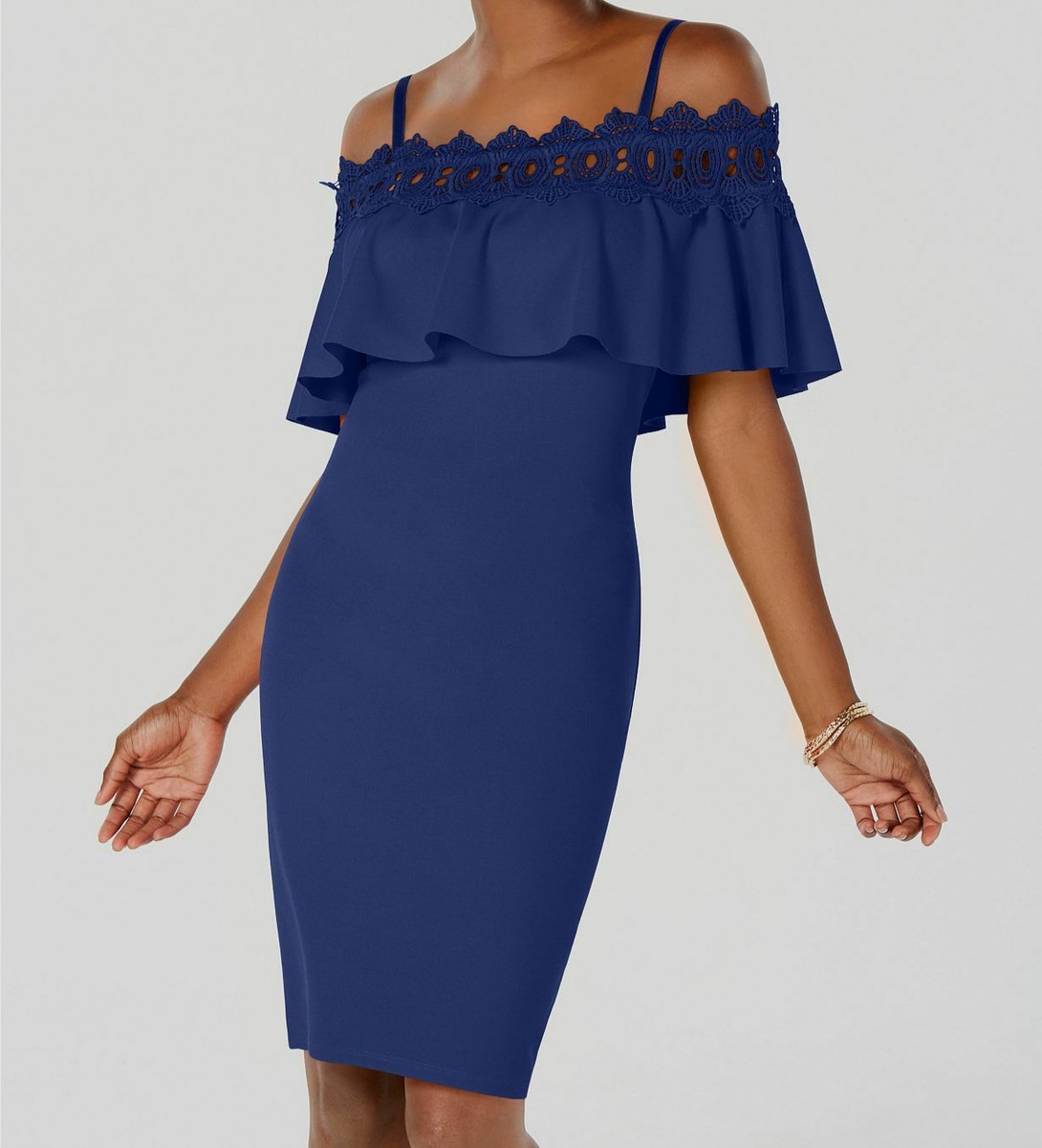 bcx lace dress BCX Juniors' Tiered Fit & Flare Flocked Mesh Dress