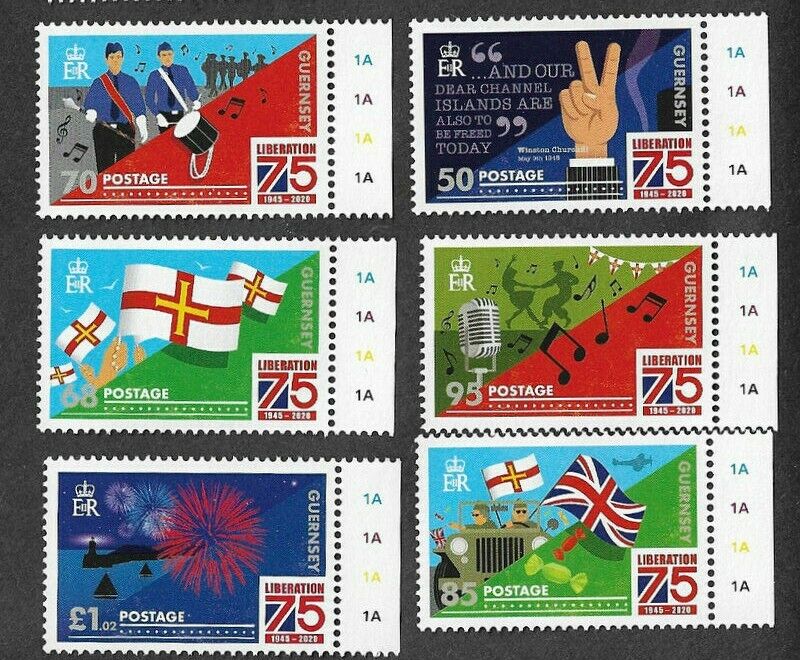 Guernsey Liberation World War mnh-2020 Mail Al sold out. order 75th Anniversary II