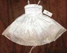 Dress White Baptism Flower Girl Girl size 2 years New