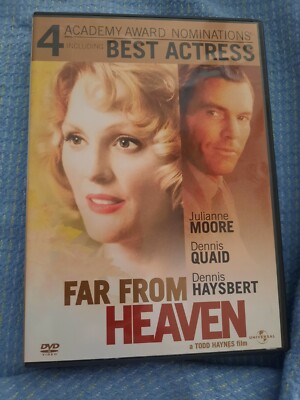 Far From Heaven (DVD, 2003) Julianne Moore, Dennis Quaid & Dennis ...