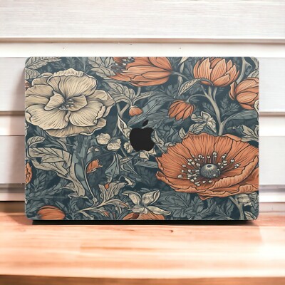 Vintage Floral MacBook Skin - Full cover skin for MacBook Pro & Air Models, M1,