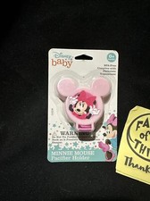 Brand New Disney Baby Minnie Mouse Pacifier Holder 0 Months