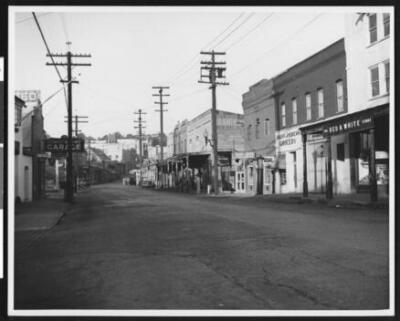 View of Main Street in Grass Valley 1930 California Old Photo