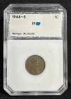 1944-S Lincoln Cent Choice EF in Old Green Label PCI Slab