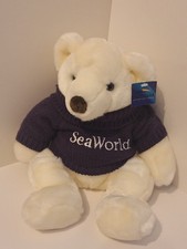 NWT Sea World Polar Bear Plush Toy