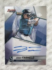 2025 Bowman's Best Baseball Best Of 2025 Chrome Auto Jonny Farmelo Mariners