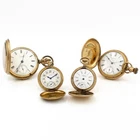 Antique Waltham Men's 0-18s 7-15j 10KGF Hunter Pocket Watches Lot of 4 #WB5028-1