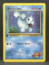 Misty's Seel 88/132 Gym Heroes 1st Edition Common