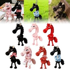 Horse Keychain Plush Toy Backpack Pendant Decoration Year of The Horse Plush Toy