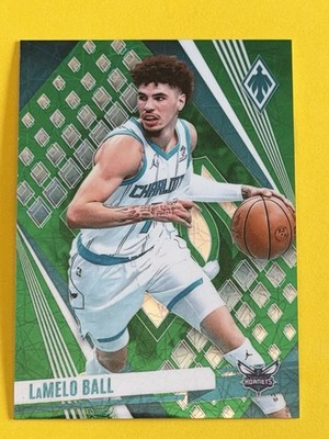 2023-24 Panini Phoenix LaMelo Ball Green Lazer #ed 127/175 Card #140