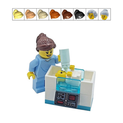 Original LEGO  Mama & Baby Geschenk Neugeborene Krankenschwester im Krankenhaus Minifiguren Muttertag