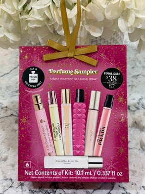 Sephora Favorites Holiday Travel Spray Perfume Sampler 7-piece with Certificate
