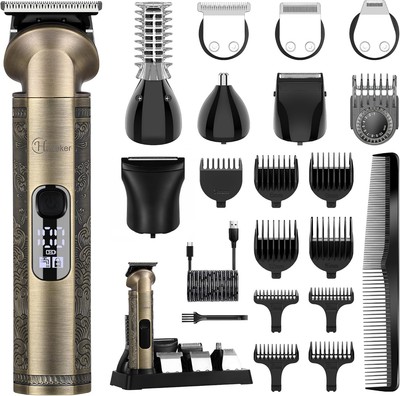 Kit de recortadora de barba para hombres, cortadora de pelo profesional Nuevo