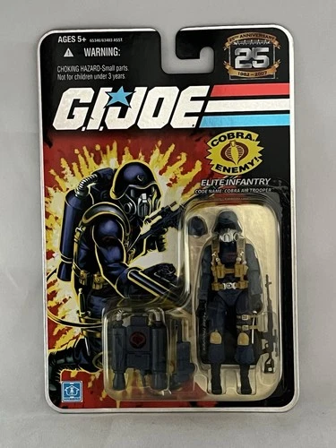 Cobra Air Trooper Action Figure GIJoe ARAH 25th Anniversary Hasbro