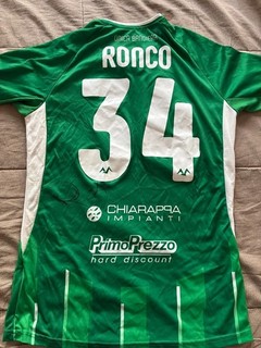 MAGLIA MONOPOLI. #34 RONCO. SERIE C. ANNO 2025/26. MATCH WORN. SIGNED