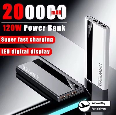 Power Bank  digital display Very Fast Charging, capacity 20000mAh, 120W