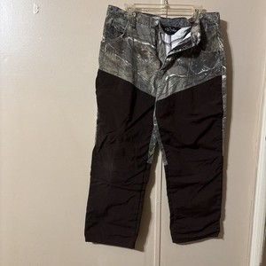 Walls Canvas Upland Brush Guard Hunting Pants Nylon Trim Brown Men’s 36 Short