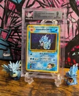 Pokemon 1999 🌊 Giovanni's Gyarados Challenge Gym 2 Holo 🎏 BGS 9 MINT ✨ Low Pop