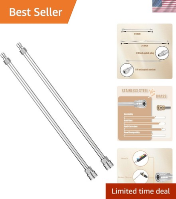 #ad #ad Universal Fit 17 Inch Stainless Steel Pressure Washer Lance 2 Pack Convenience $30.59
