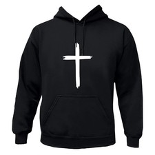 Cross Christian Graphic Church T-Shirt / Hoodie, Unisex Hooded Sweatshirt