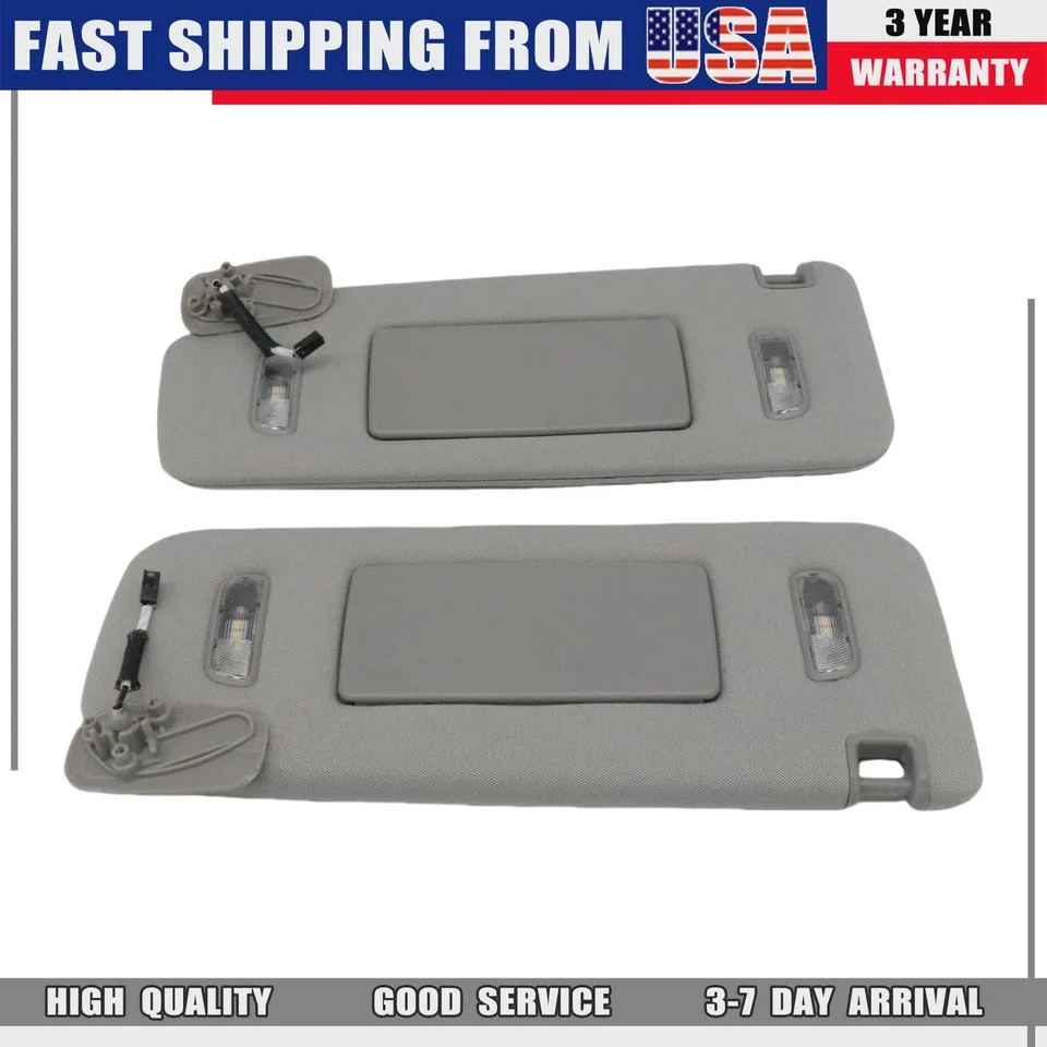 Front Left & Right Sun visor Fit For 2015-19 Cadillac Escalade/ESV 23459643 - Image 2 of 4