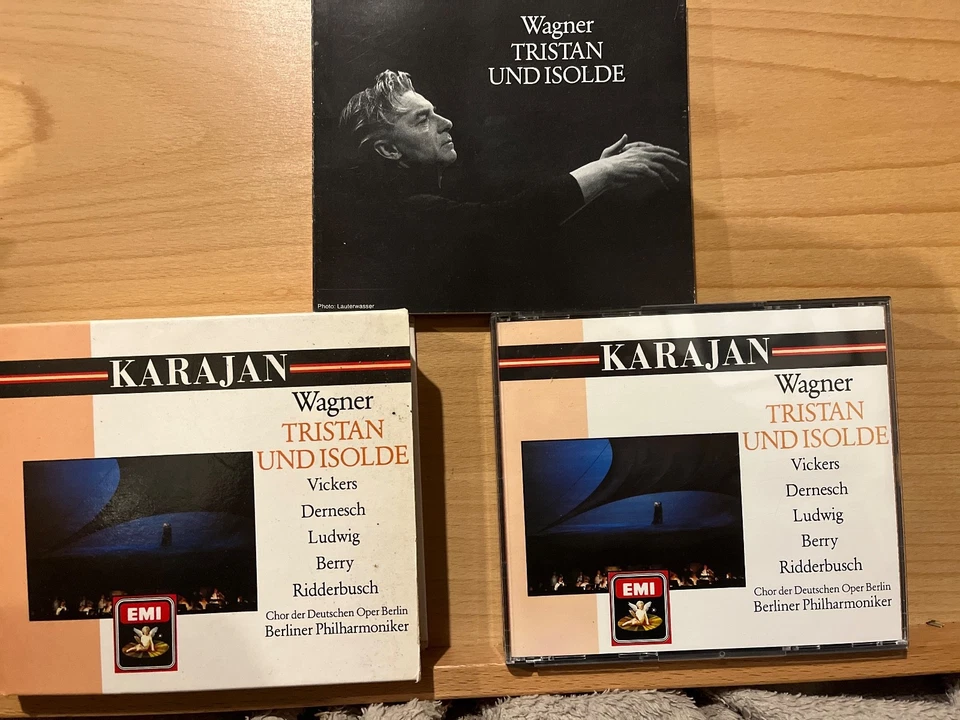 Karajan / Wagner Tristan Et Yseult 4 Cd 1988 Emi - Photo 1/4