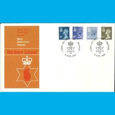 FDC Regional Definitive - Northern Ireland First Day Cover Stamps, 8.4.1981