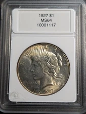 1927 PEACE DOLLAR CCGS