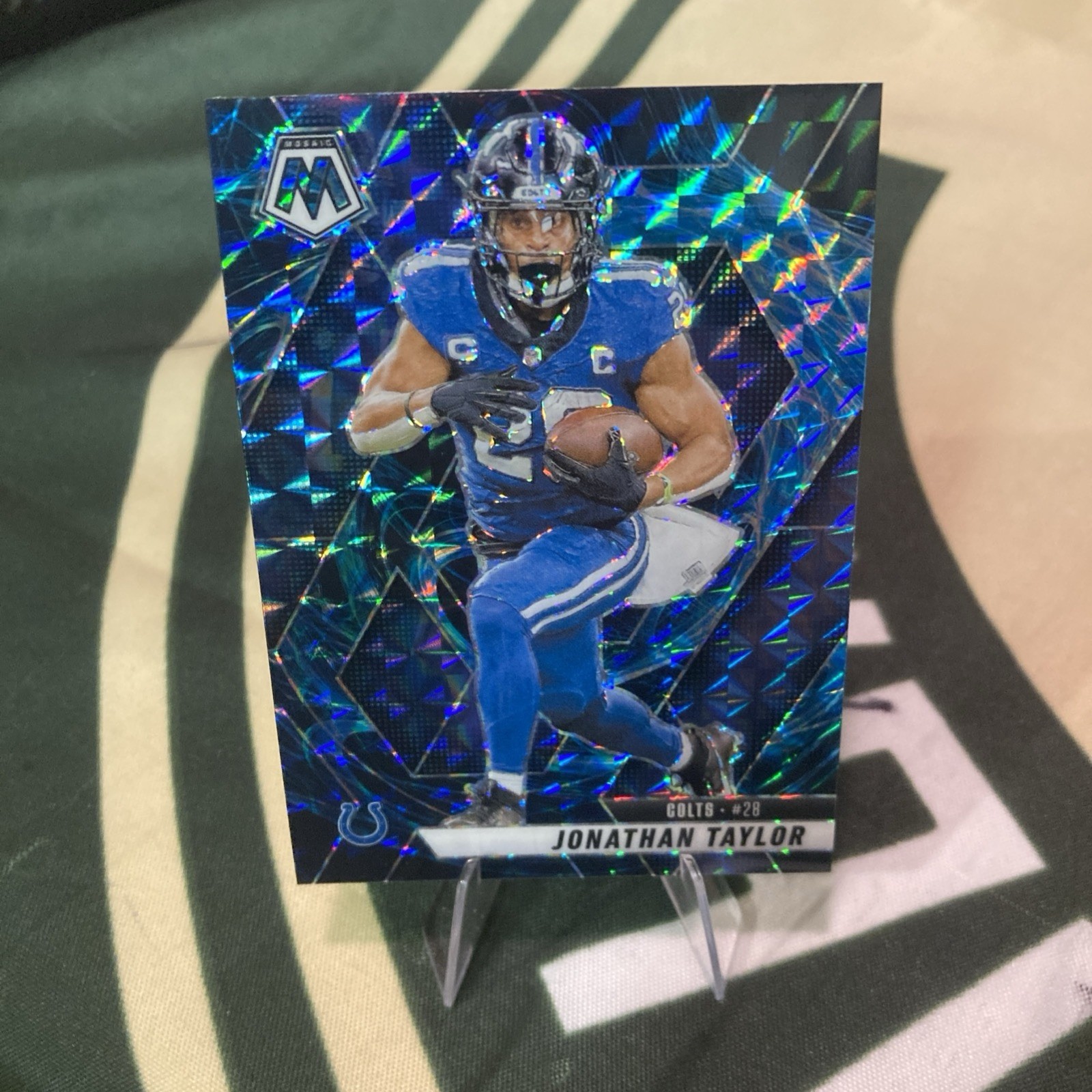 2025 Panini Mosaic Jonathan Taylor #235 Genesis Case Hit Indianapolis Colts SSP