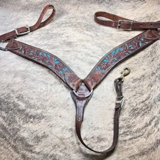 Martin Saddlery Tooled Western Breast Collar