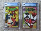 1992 AMAZING SPIDER-MAN #362 & #363 CGC 9.8 WHITE PAGES