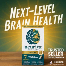 Neuriva ULTRA Brain Health Supplement • Maximum Strength • 60 Caps  Exp 4/2026