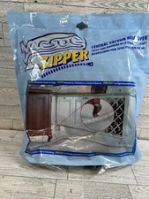 Vacsoc/Plastiflex - 30' Zipper Central Vac Hose Cover Grey Black