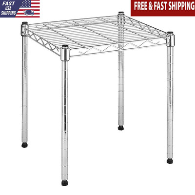 Heavy Duty Stacking Shelf Adjustable Organizer Modular Storage Solution New
