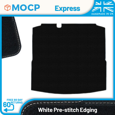 Express with White Pre-Stitch Trim Boot Mat to fit Volkswagen Jetta 2011-present