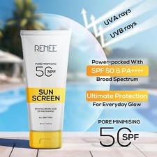 RENEE Pore Minimizing Sunscreen SPF 70 With 2 Niacinamide, 2 Peptide  3 Mult