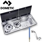  DOMETIC SMEV 9722 RH SINK & HOB COMBINATION UNIT + COLD ONLY TAP VW T5 CAMPER