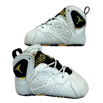 Vintage Air Jordan Retro White Varsity Maize Black 2006 Sneakers Size  Baby 1C