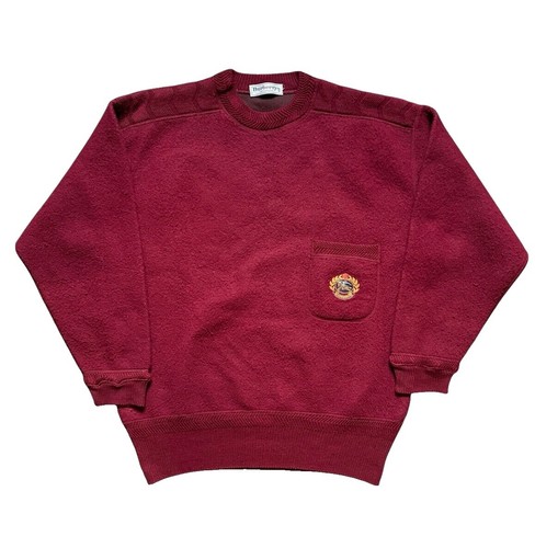 Burberry london englandスウェット　14y Burberry Sweatshirt Youth 4 Red London England Logo Crewneck