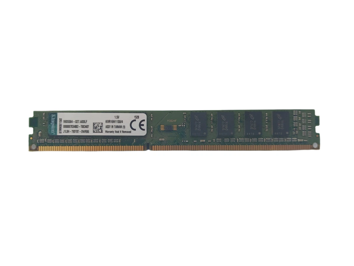 Imperio India Preceder Kingston 4GB (1-Stick) PC3-12800 DDR3 1600 Low Profile PC Memory KVR16N11S8/4 | eBay Imperio India Preceder Kingston 4GB (1-Stick) PC3-12800 DDR3 1600 Low Profile PC Memory KVR16N11S8/4 | eBay