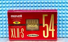 MAXELL XL II-S  54  1992  JAPAN  TYPE II   BLANK CASSETTE TAPE (1) (SEALED)