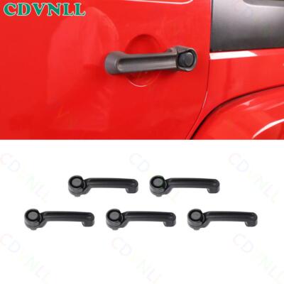 Just Jeeps Rugged Ridge Front Door Handle Trim In Silver For 2007-10 Jeep Wrangl