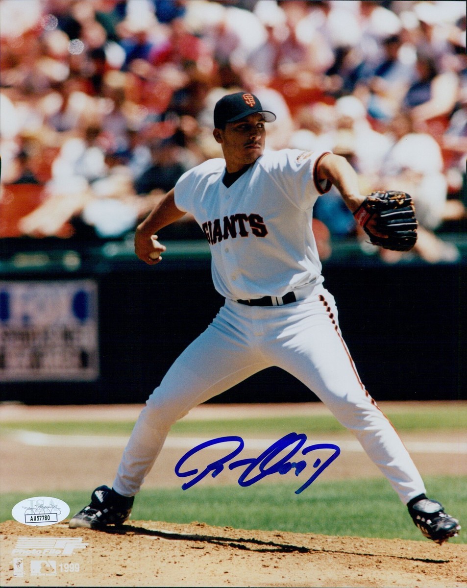 Russ Ortiz San Francisco Giants Signed 8x10 Glossy Photo JSA